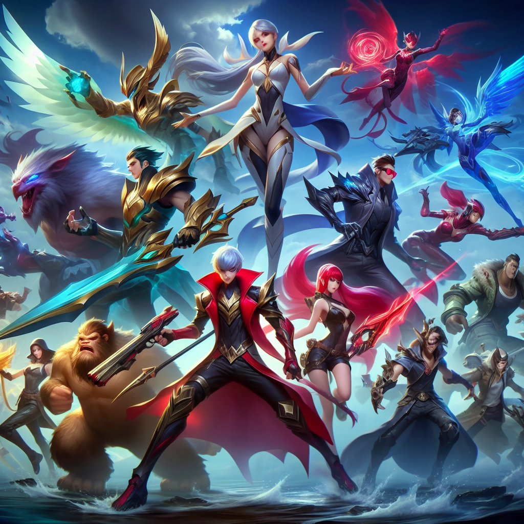 Mobile Legends Heroes PNG: A Collection of Stunning Artwork